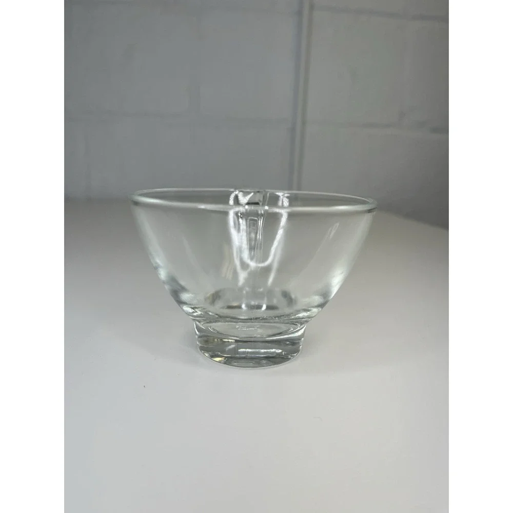 ORCHARD‎ CRYSTAL EMBASSY HOOKED CUP CLEAR GLASS MCM Coffee Cup Vtg Multi Avail